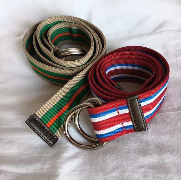 Nautical Striped Mens Belts Bundle (2) - Picture 6 of 15